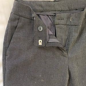 Minimal Plaid Gray Dress Pants